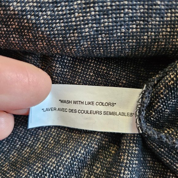 Vintage Pierre Cardin Men's Navy Blue Pull Over Long Sleeves Shirt Size M - Picture 7 of 8